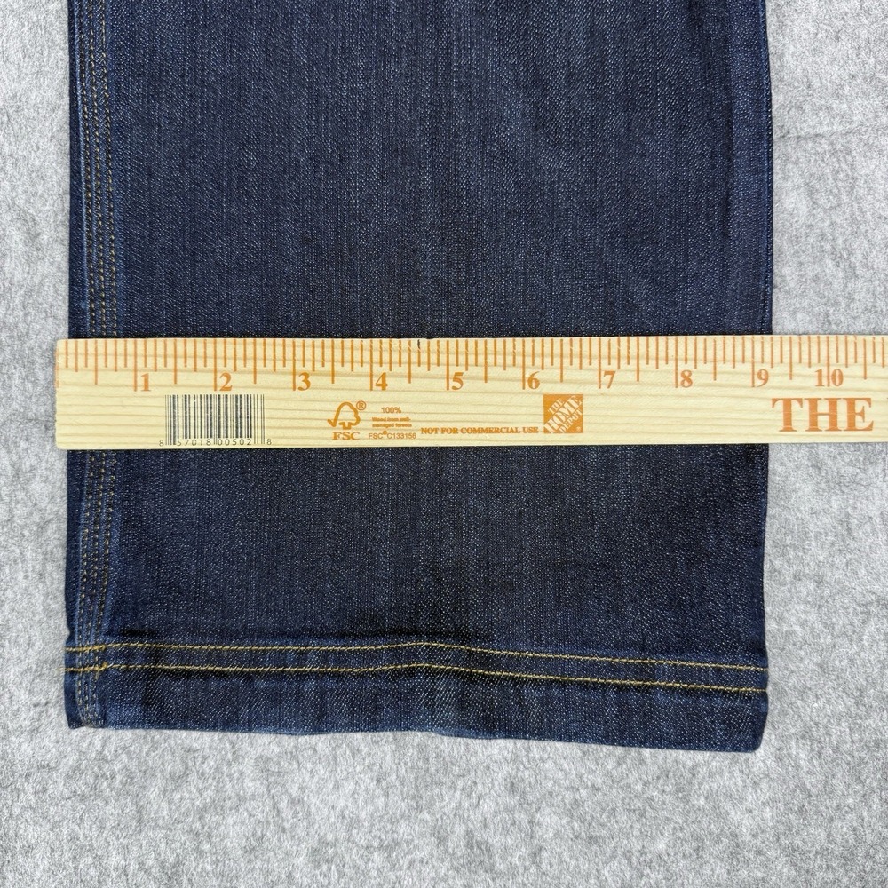 Duluth Trading Co Ballroom Double Flex Jeans Men 42x34 Relaxed Fit Dark Wash EUC - Picture 9 of 14